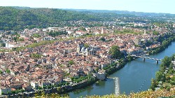 Cahors vu du mont st cyr